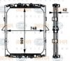 DAF 1858768 Radiator, engine cooling